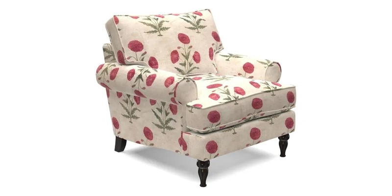 Cooksbridge Chair in Cloth 21 Simple Stripe Bilberry
