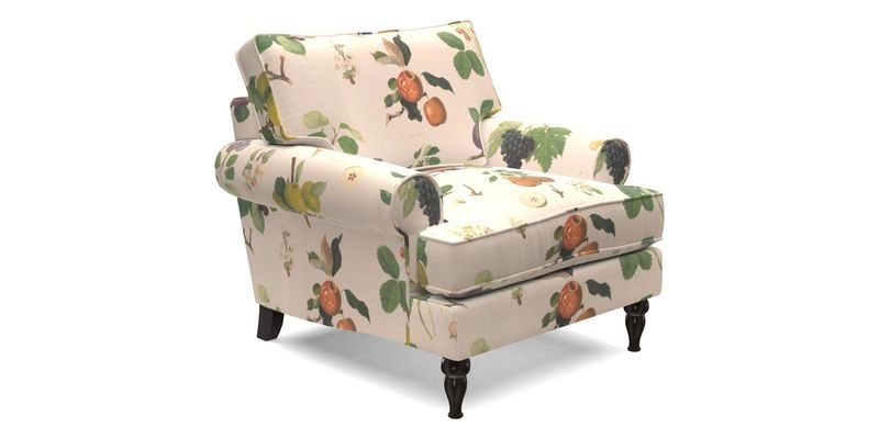 Cooksbridge Chair in Cloth 21 Simple Stripe Bilberry