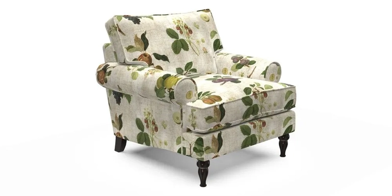 Cooksbridge Chair in Cloth 21 Simple Stripe Bilberry