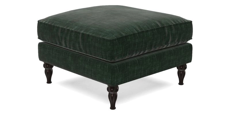 Cooksbridge Footstool in Two Tone Plain Biscuit