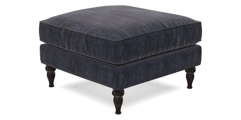 Cooksbridge Footstool in Two Tone Plain Biscuit