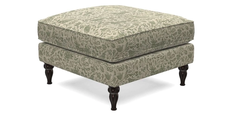 Cooksbridge Footstool in Two Tone Plain Biscuit