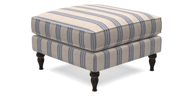 Cooksbridge Footstool in Two Tone Plain Biscuit