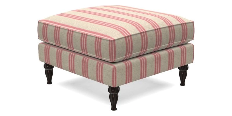 Cooksbridge Footstool in Two Tone Plain Biscuit