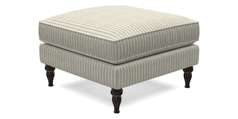 Cooksbridge Footstool in Two Tone Plain Biscuit