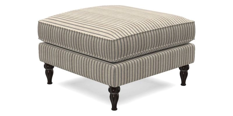 Cooksbridge Footstool in Two Tone Plain Biscuit