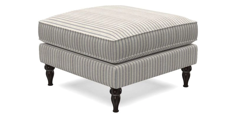 Cooksbridge Footstool in Two Tone Plain Biscuit