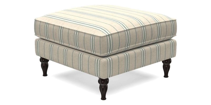 Cooksbridge Footstool in Two Tone Plain Biscuit