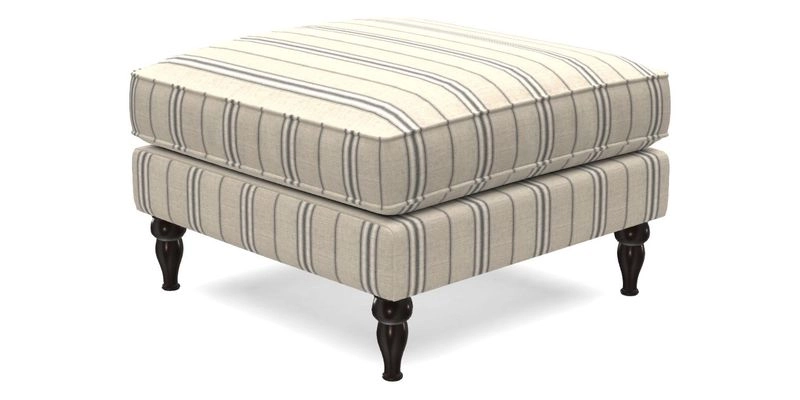 Cooksbridge Footstool in Two Tone Plain Biscuit