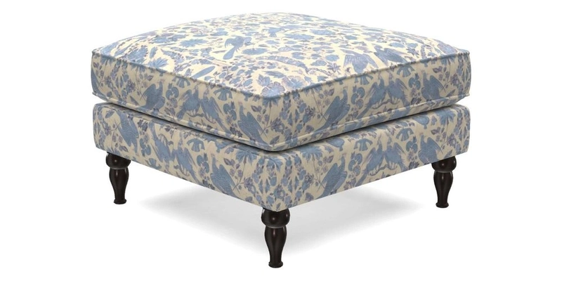 Cooksbridge Footstool in Two Tone Plain Biscuit