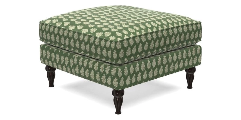 Cooksbridge Footstool in Two Tone Plain Biscuit