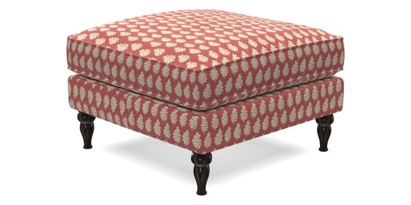 Cooksbridge Footstool in Two Tone Plain Biscuit