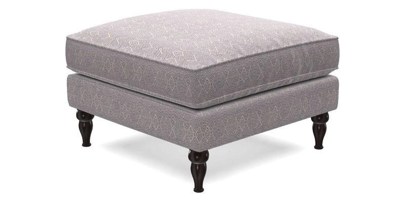 Cooksbridge Footstool in Two Tone Plain Biscuit