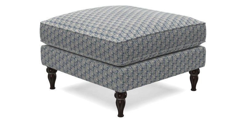 Cooksbridge Footstool in Two Tone Plain Biscuit