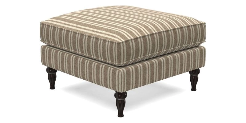 Cooksbridge Footstool in Two Tone Plain Biscuit