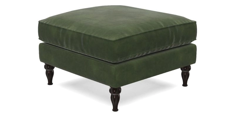 Cooksbridge Footstool in Two Tone Plain Biscuit