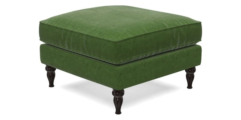 Cooksbridge Footstool in Two Tone Plain Biscuit