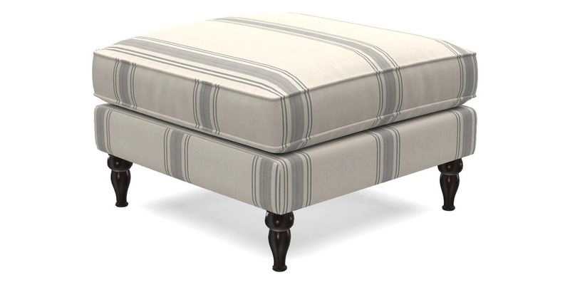 Cooksbridge Footstool in Two Tone Plain Biscuit