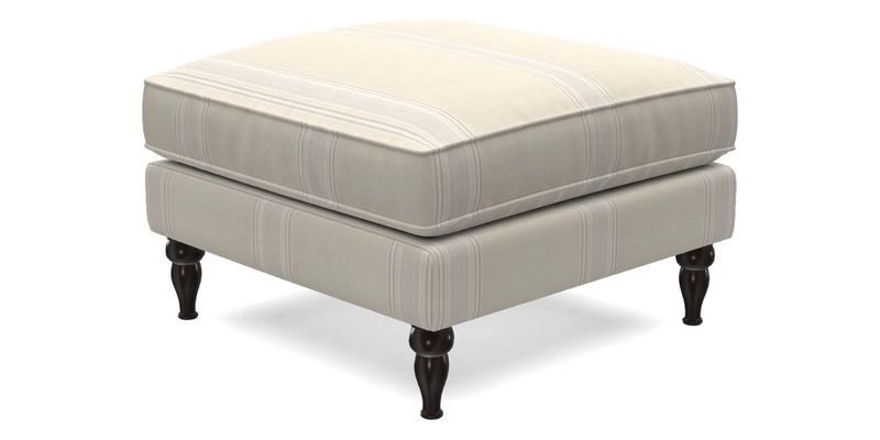 Cooksbridge Footstool in Two Tone Plain Biscuit