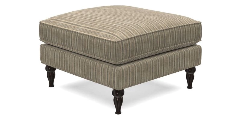 Cooksbridge Footstool in Two Tone Plain Biscuit