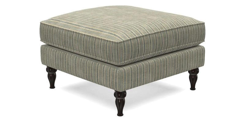 Cooksbridge Footstool in Two Tone Plain Biscuit
