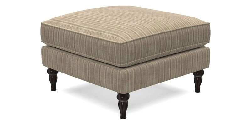 Cooksbridge Footstool in Two Tone Plain Biscuit