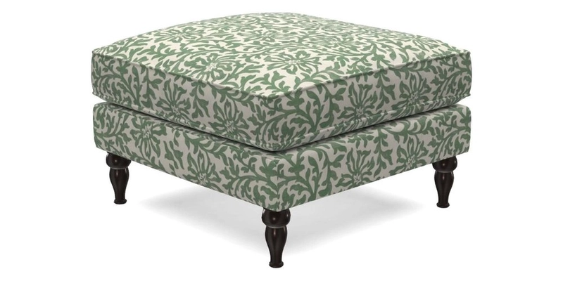 Cooksbridge Footstool in Two Tone Plain Biscuit