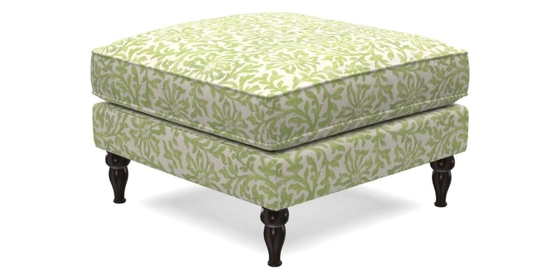 Cooksbridge Footstool in Two Tone Plain Biscuit