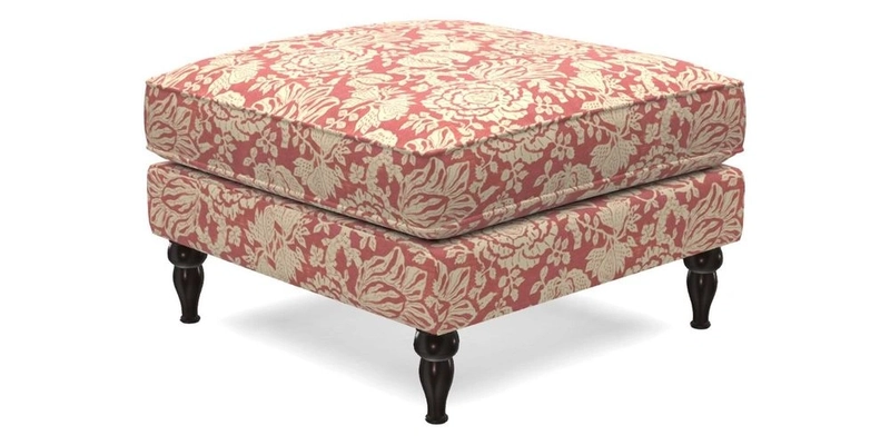 Cooksbridge Footstool in Two Tone Plain Biscuit