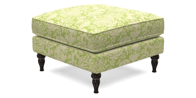 Cooksbridge Footstool in Two Tone Plain Biscuit