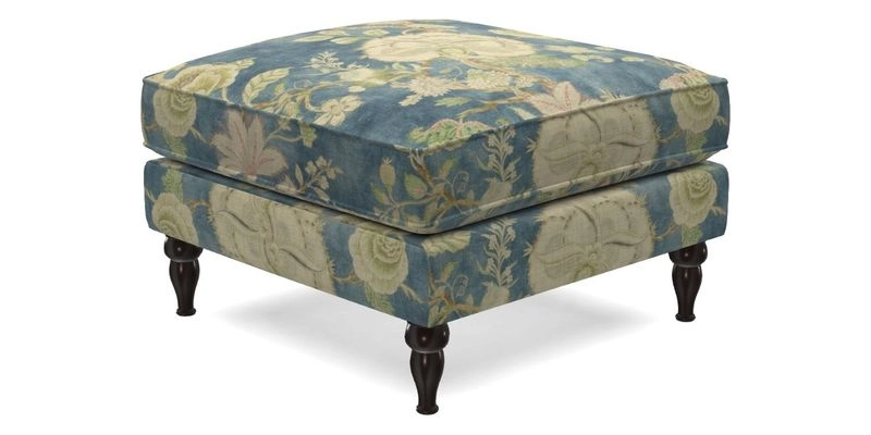 Cooksbridge Footstool in Two Tone Plain Biscuit