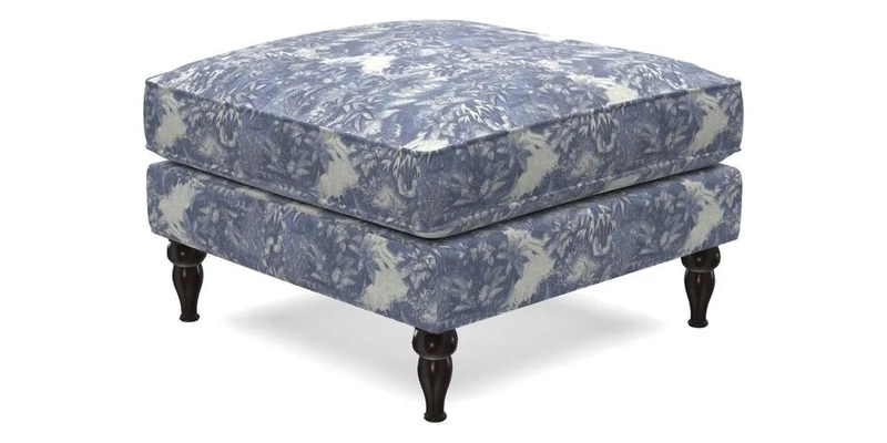 Cooksbridge Footstool in Two Tone Plain Biscuit
