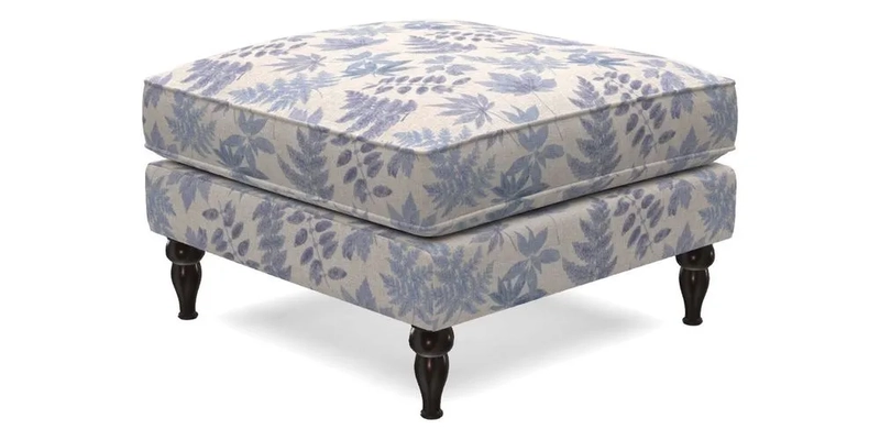 Cooksbridge Footstool in Two Tone Plain Biscuit