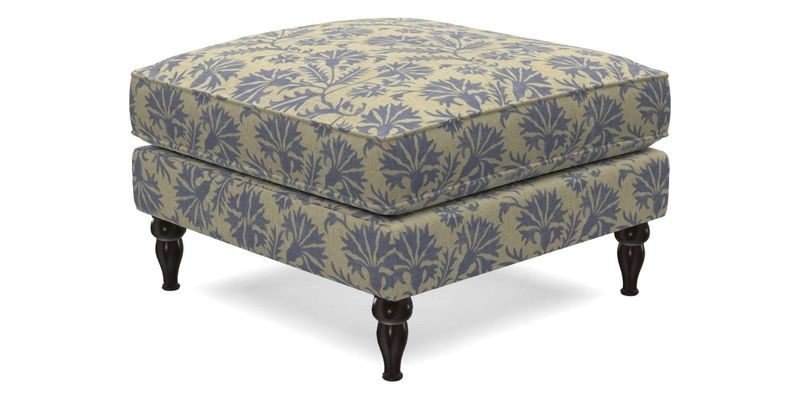 Cooksbridge Footstool in Two Tone Plain Biscuit