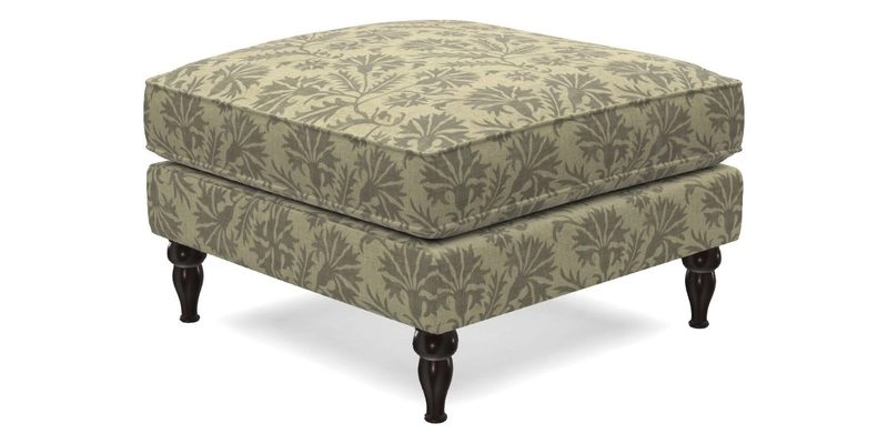 Cooksbridge Footstool in Two Tone Plain Biscuit
