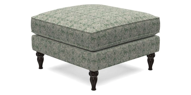 Cooksbridge Footstool in Two Tone Plain Biscuit