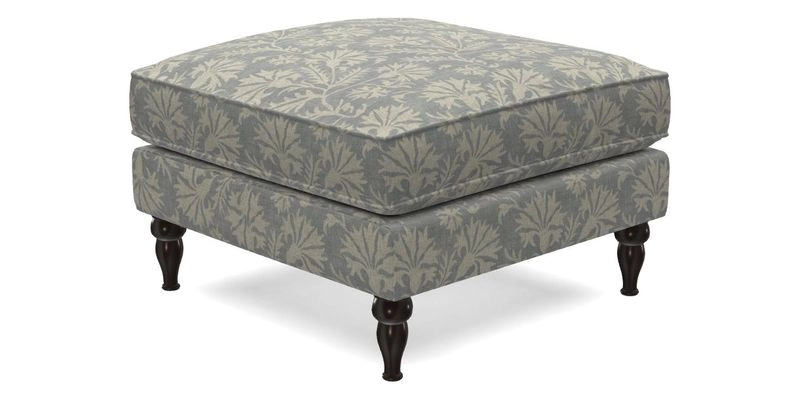 Cooksbridge Footstool in Two Tone Plain Biscuit