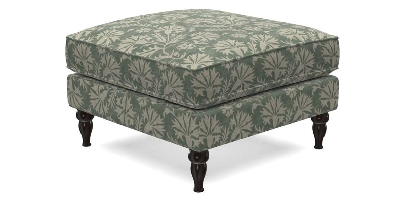 Cooksbridge Footstool in Two Tone Plain Biscuit