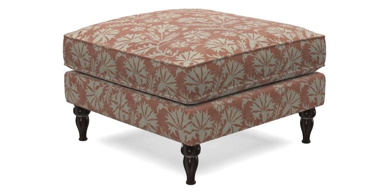 Cooksbridge Footstool in Two Tone Plain Biscuit