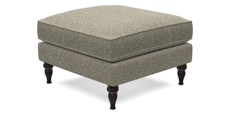 Cooksbridge Footstool in Two Tone Plain Biscuit