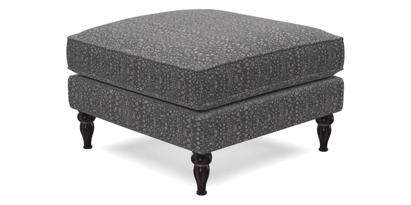 Cooksbridge Footstool in Two Tone Plain Biscuit