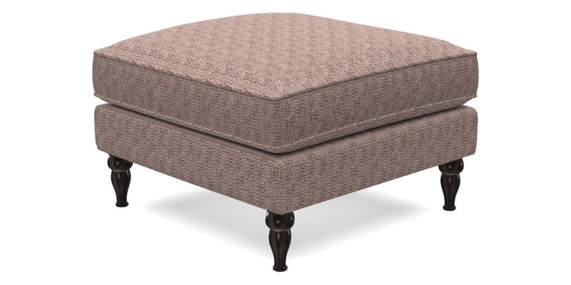 Cooksbridge Footstool in Two Tone Plain Biscuit