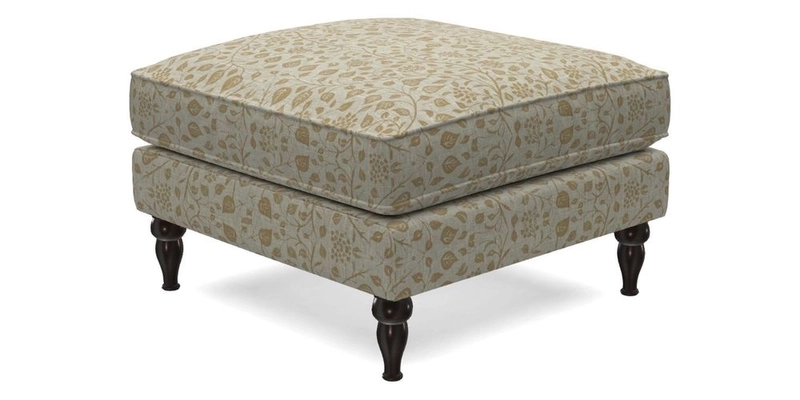 Cooksbridge Footstool in Two Tone Plain Biscuit