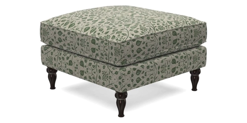 Cooksbridge Footstool in Two Tone Plain Biscuit
