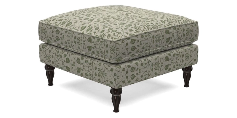 Cooksbridge Footstool in Two Tone Plain Biscuit