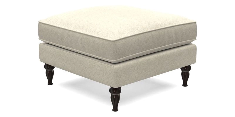 Cooksbridge Footstool in Two Tone Plain Biscuit