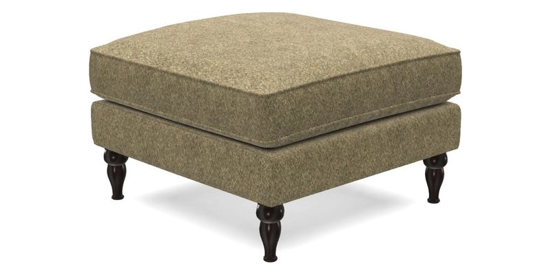 Cooksbridge Footstool in Two Tone Plain Biscuit
