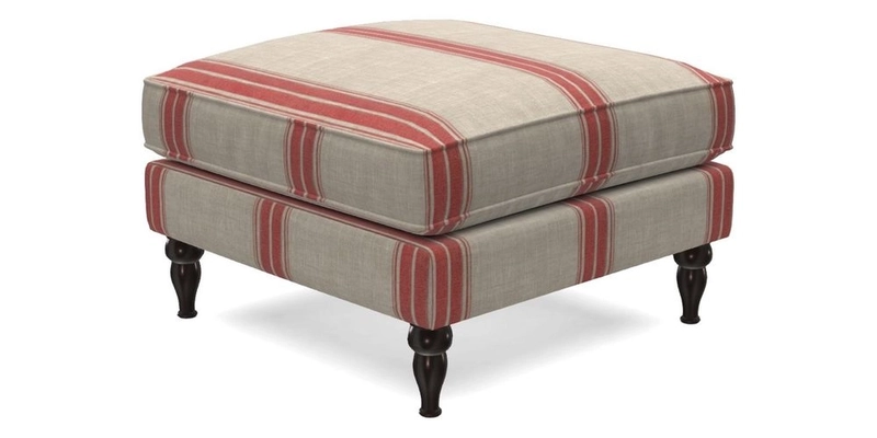 Cooksbridge Footstool in Two Tone Plain Biscuit