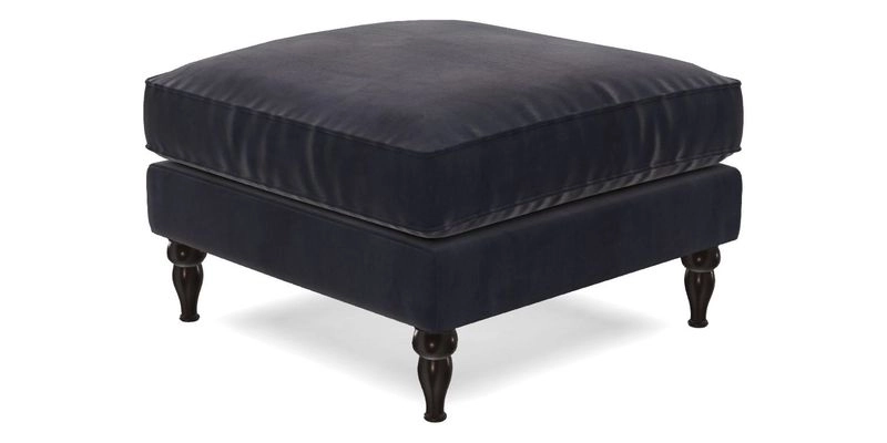 Cooksbridge Footstool in Two Tone Plain Biscuit