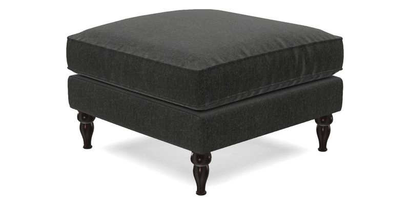 Cooksbridge Footstool in Two Tone Plain Biscuit